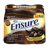 Abbott Ensure dark chocolate nutriotion shake, original, 8-fl. oz. Full-Size Picture